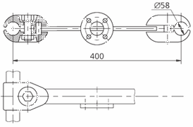 Распорка специальная типа РС-6-400